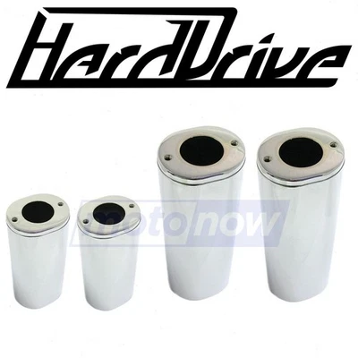 HardDrive Fork Slider Covers for 1990-2014 Harley Davidson FLSTF Fat Boy - jv - Imagem 1 de 4