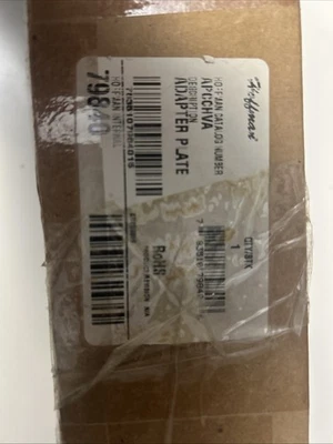 Hoffman APCABVA Adapter Plate 79830 Operator Adapter - NEW - Image 1 of 2