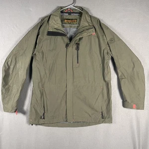 Timberland Weathergear Jacket Mens Small Olive Green Outdoor Utility Rain Coat - Picture 1 of 11