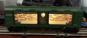 LIONEL 6-16742 O GAUGE ANIMATED GIL FINN TROUT AQUARIUM CAR #3435 IN BOX/LN EX+ - Picture 1 of 20