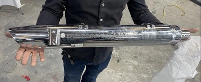 Silenciadores de escape Chief cromados indios genuinos 2014-2019 Roadmaster 2017-2018 Foto 1 de 2