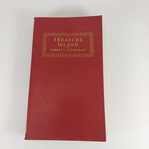Treasure Island Award Books Best Seller Classics Burgundy Leatherette - Picture 1 of 12