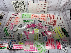 Lot Of Victor Engineering Hyperdrive Speed works Rpm Hitch Sticker Sheets Rc10 4 - Picture 1 of 9