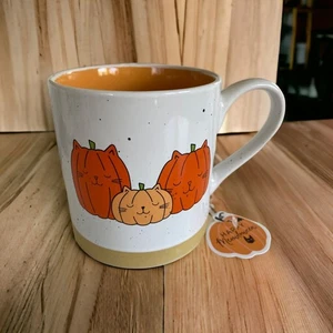 Nuevo Halloween Otoño Calabaza Otoño Gatos 16 OZ Café Té Naranja Cosecha Taza - Imagen 1 de 2