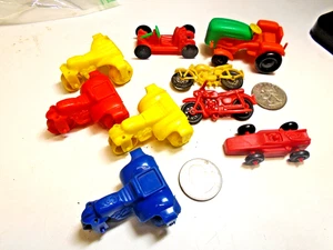 Scarce (4) Cereal Premium plastic ATV's 2 motorcycles,Farm Tractor Go Kart,Racer - Picture 1 of 5