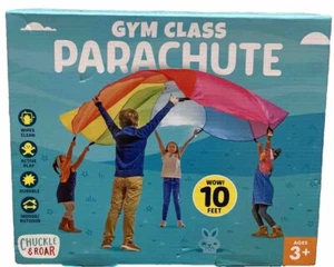 Chuckle & Roar GYM Class Parachute 10 Feet in Diameter Durable NEW 3+ - Picture 1 of 3