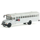 NEW Walthers MOW Crew Bus WHT w/Logo Decals HO Scale FREE US SHIP