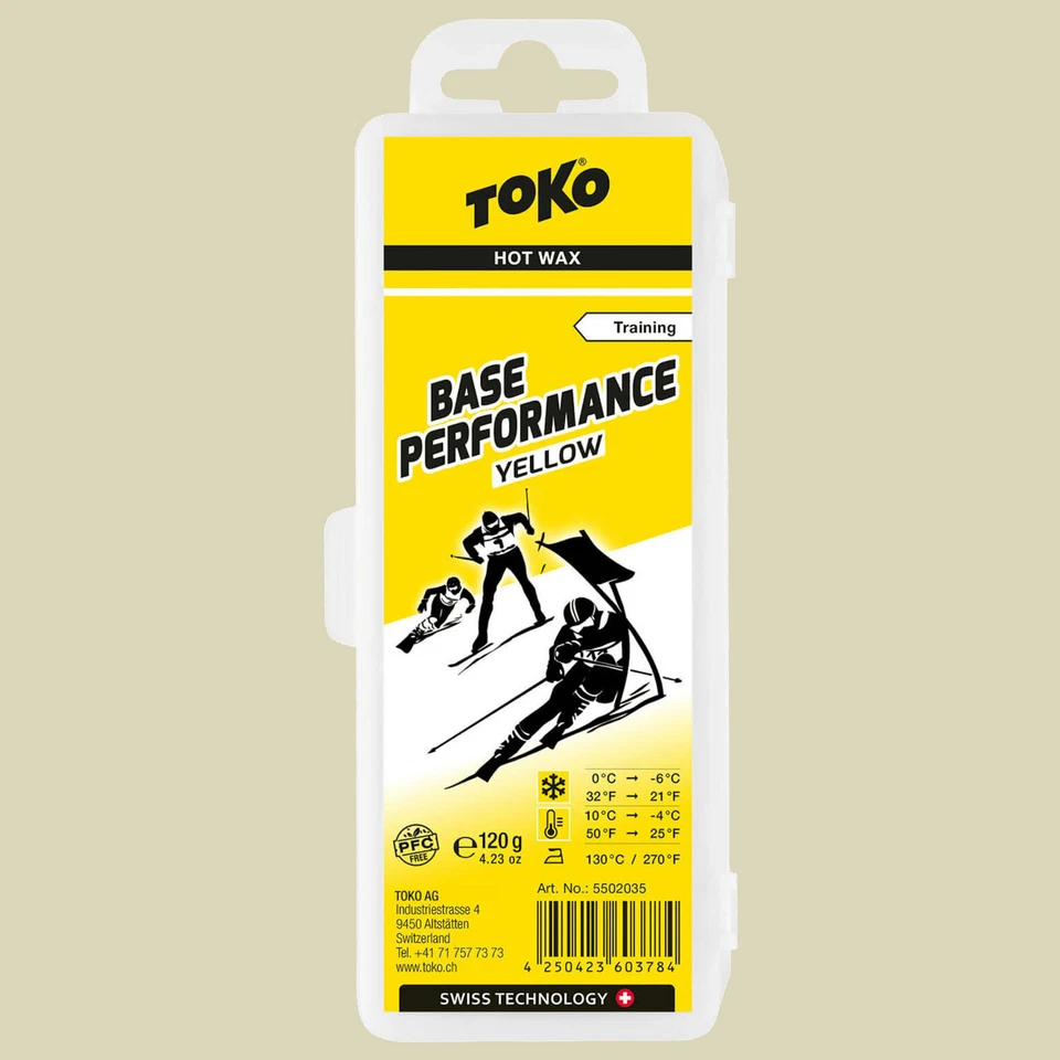 Toko Base Performance Yellow 120g Skiwax
