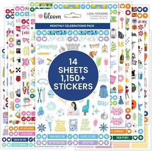 Monthly Celebrations Planner Stickers for Calendar Decorating, Planning, Scrapbo - Picture 1 of 12