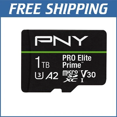 1TB PRO Elite MicroSD Card - Read 200MB/s, write 150MB/s for Smartphones/Drones - Image 1 of 4