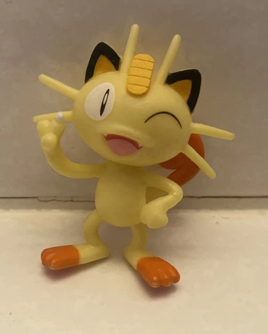 Pokemon 2018 Meowth Figure Figurine 1.75" Toy Nintendo Cover