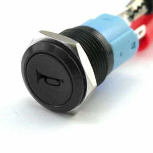 12V Horn Push Button 19mm Momentary Metal Switch Car Boat LED Waterproof - Picture 1 of 5