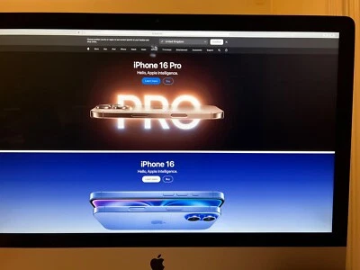 Apple iMac 27". i5. 8GB RAM. 1TB Storage. Bought new from Harrods. Perfect - Image 1 of 4