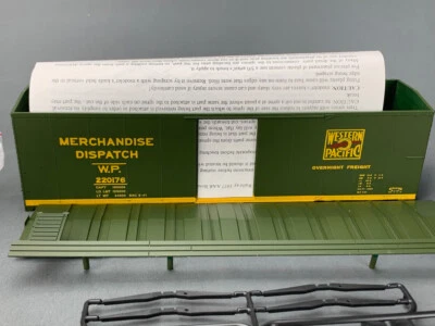 O Scale Intermountain 1937 AAR 40’ Box Car Western Pacific #220176 Kit O913 - Image 1 of 4