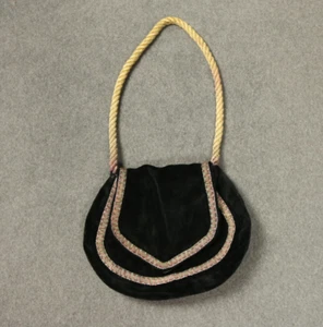 Teppich Bags of America Polsterstoff Handtasche Renn Faire Mittelalter gefüttert schwarz - Bild 1 von 18