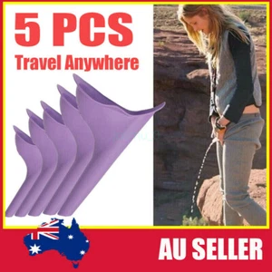 5X Portable Camping Female Her She Urinal Funnel Woman Urine Wee Loo Travel Bulk - Picture 1 of 12
