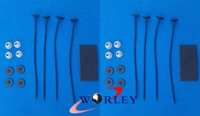 2 × Universal JDM Electric Radiator Fan Mount Mounting kit Strap Tie fans Line - image 1 of 4