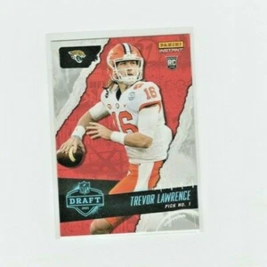 Panini Instant Draft Night 2021 Trevor Lawrence Jacksonville Jaguars Clemson #1 - Imagen 1 de 2