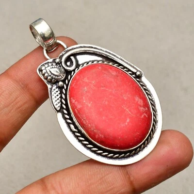 Ciondolo gioiello in argento sterling 925 fatto a mano con pietra preziosa co... - Immagine 1 di 4