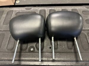 2002-2004 Ford Focus SVT Front Seat Leather Headrests Passenger And Driver #3