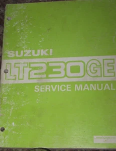 SUZUKI  LT230GE SERVICE MANUAL   PART NUMBER (99500-42020-01E). - Bild 1 von 1