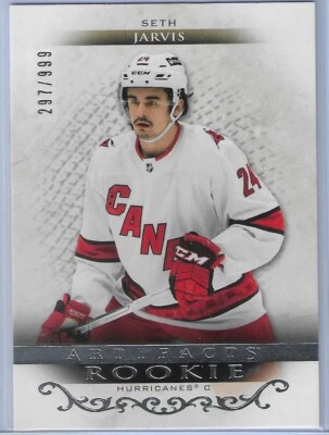 Seth Jarvis 2021-22 Artifacts Hockey Rookie #RED186 297/999 - Image 1 of 2