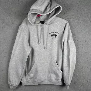 Adidas Felpa Uomo M Grigio Felpa con Cappuccio Pullover Maglione Fitness Allenamento Bilancieri - Foto 1 di 14