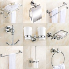 Accessori da bagno in ottone cromato lucido Set hardware da bagno Towel Bar yset017