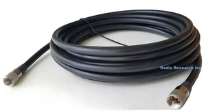 Custom Made RG213 RF Coaxial Double Shielded Cable Assembly With PL259 Connector - Picture 1 of 19