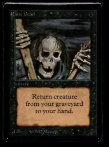 MRM ENGLISH Raise Dead MTG magic BETA - Foto 1 di 2