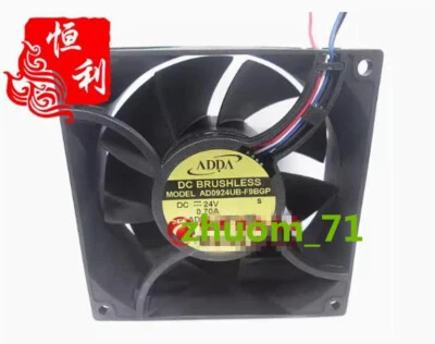1PC ADDA AD0924UB-F9BGP DC24V 0.70A 9238 High air volume cooling fan - Image 1 of 2