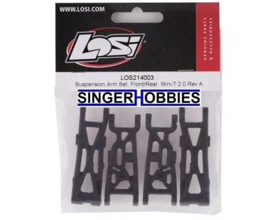 LOSI LOS214003 Mini-T / Mini-B 2.0 Suspension Arm Set NEW IN PACKAGE HH - Image 1 of 2