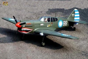 VQ Models P40 Kittyhawk AVG 60/100 EP: RBBM61, 1570mm WS, 6Ch RC, #VQA022CAVG - Picture 1 of 1