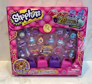 NUEVO 2015 Shopkins GLAMOUR SQUAD Pack Colección Brillo EXCLUSIVO 4 Bolsos de Mano LR3 - Imagen 1 de 6