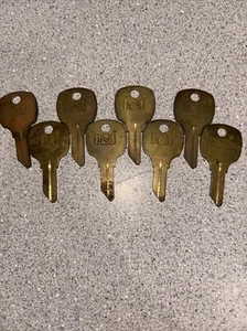 (8) HTF Vintage National Key Blanks (Lot 36) - Picture 1 of 5
