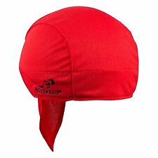 Headsweats Eventure Cycling Running Shorty Head Skull Bandana Cap Hat, Red