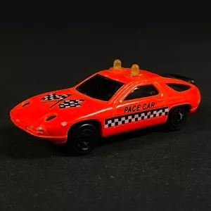 Majorette Sonic Flashers Porsche 928 Orange Pace Car Diecast LOOSE - Picture 1 of 8