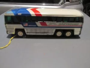 BUDDY L 7.5 INCH GREYHOUND BUS ALL ORIGINAL - Picture 1 of 7