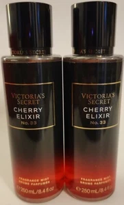 VICTORIA'S SECRET (LOT OF 2) CHERRY ELIXIR NO. 33 FRAGRANCE MIST 8.4 FL OZ - Picture 1 of 5
