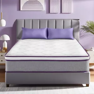 10" 12" Hybrid Mattress Pocket Spring Medium Feel Twin Txl Full Queen King Size - Picture 1 of 6
