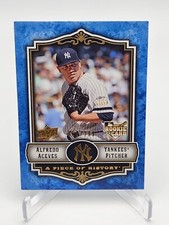 2009 Upper Deck A Piece of History  Alfredo Aceves Blue /299 RC New York Yankees