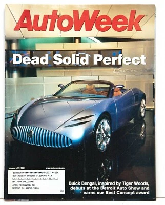 Autoweek Magazine Jan 22, 2001- Buick Bengal & Ford Forty-Nine Concept - Image 1 of 4