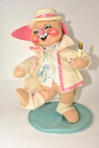 VINTAGE 1989 ANNALEE EASTER BOY PARADE BUNNY TADELLOSER ZUSTAND 12" - Bild 1 von 7
