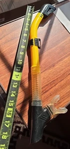 Scubapro Phoenix Snorkel Scuba Diving Swimming Yellow Snorkeling - Picture 1 of 7