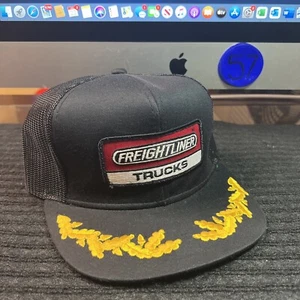 Frontlines truckers ￼American Trucker Foam Front Mesh Snapback Hat Black - Picture 1 of 7
