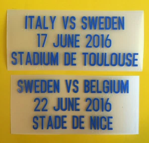 Matchdetail 2016 home für Trikot Schweden for shirt jersey Sweden Sverige - Bild 1 von 1