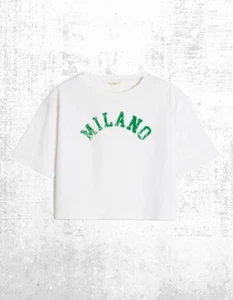 Ex HUSH Women’s Short Sleeve Cotton Milano T-Shirt in White - Picture 1 of 3