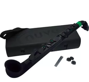 Nuvo jSax 2.0 Pre-Saxophone Instrument for Beginner Musicians - Black/Black - Picture 1 of 2