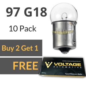 97 G18 Brake Tail Light Bulb Turn Signal Bulb Side Marker Light Bulb (Box of 10) - Bild 1 von 1