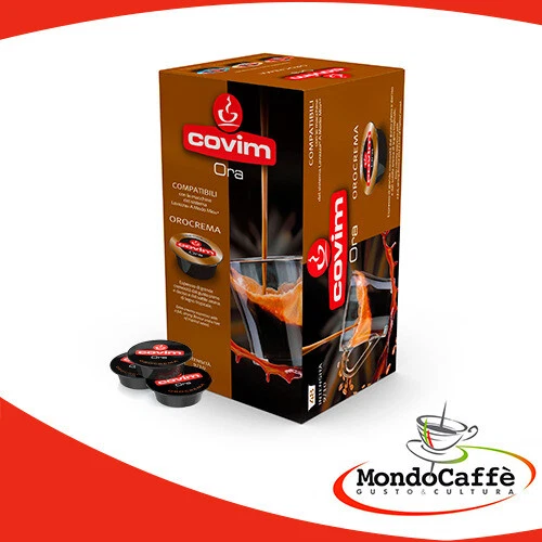192 CAPSULE CIALDE CAFFE COVIM OROCREMA COMPATIBILI LAVAZZA A MODO MIO - Immagine 1 di 1
